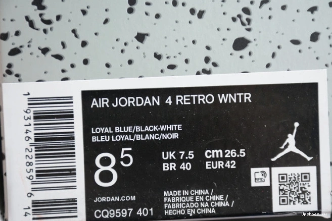 Air Loyal Habanero WNTR Blue Black Jordan CQ9597-401 Red 4 1023